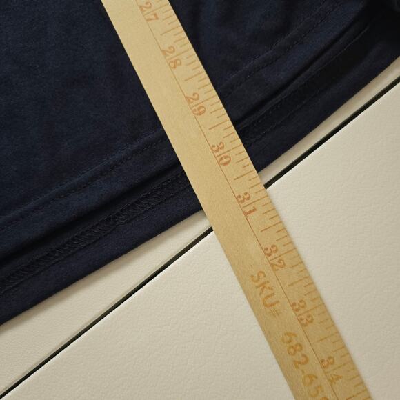 Cupshe Contrast Embroidery Smocked Mini Navy Dress Beachy Vacation Coverup S - Picture 5 of 11